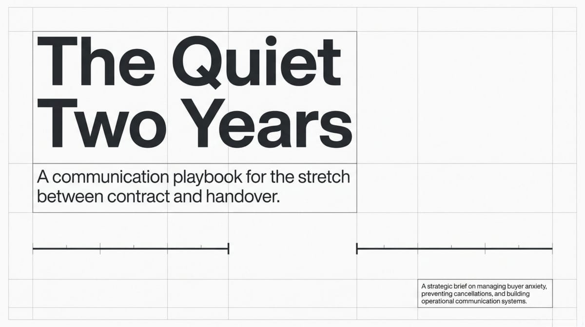 The quiet two years after someone buys